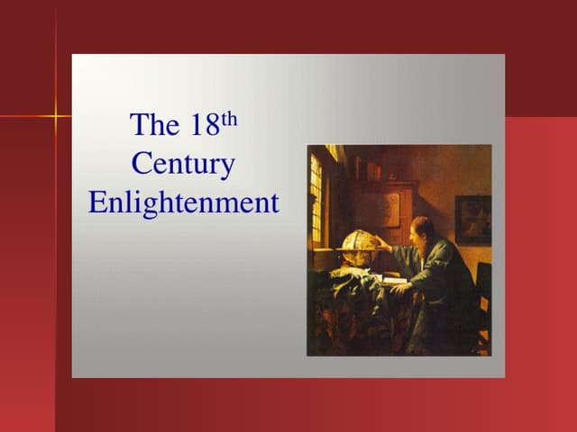 The Enlightenment