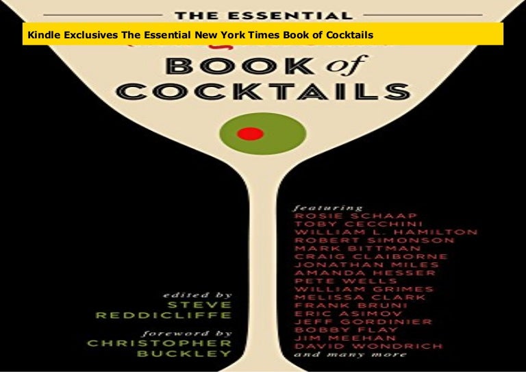 29+ The Essential New York Times Book Of Cocktails Pictures