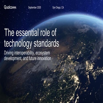 The essential role of technology standards