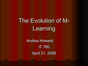 The Evolution Of M Learning Slideshare
