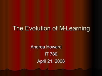 The Evolution Of M Learning Slideshare