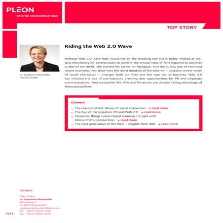 The  Evolving  Opportunities Of  Social  Media