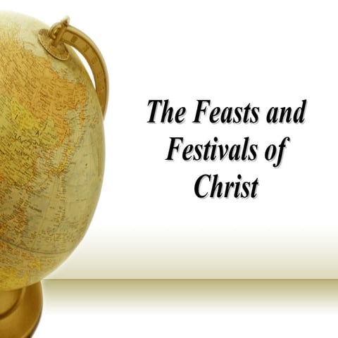 The Seven Feasts of Israel | PDF