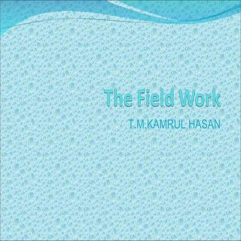The  Field  Work