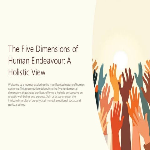 Exploring the Five Dimensions of Human Endeavour for Holistic Growth ...