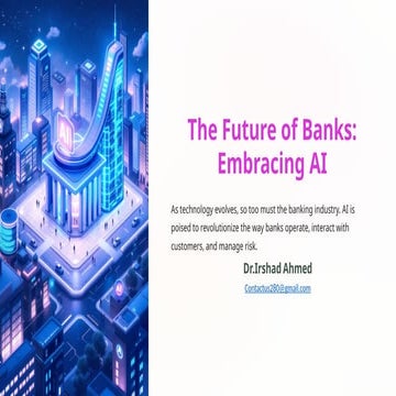 The Future of Banking: Embracing AI for Innovation and Efficiency | PPTX