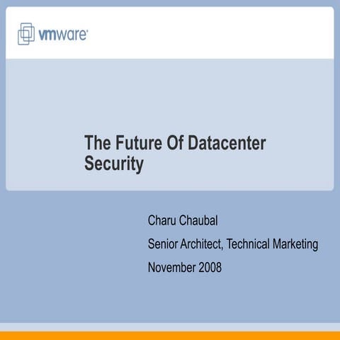 Virutalization and the Future of Datacenter Security