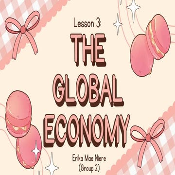 CHAPTER 1: THE-GLOBAL-ECONOMY SOCIOLOGY LESSON