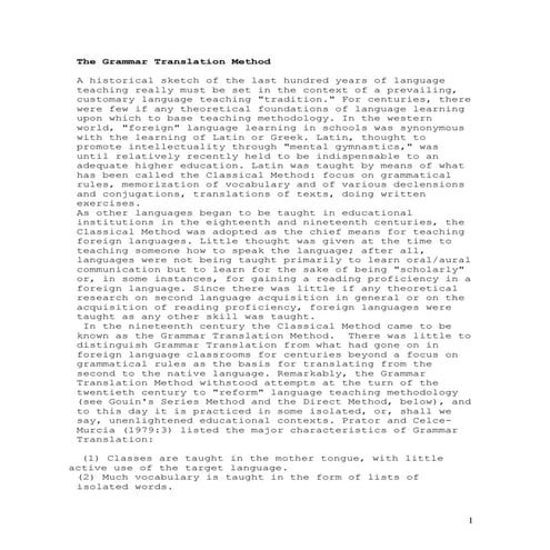 The Grammar Translation Method.Doc .Task M T P.