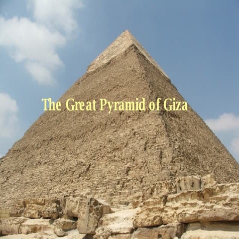 The  Great  Pyramid Of  Giza