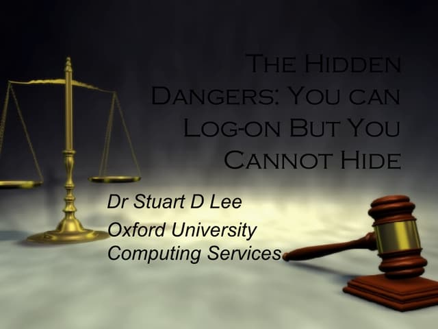 The Hidden Dangers of Social Networks: You can log-on but you cannot hide