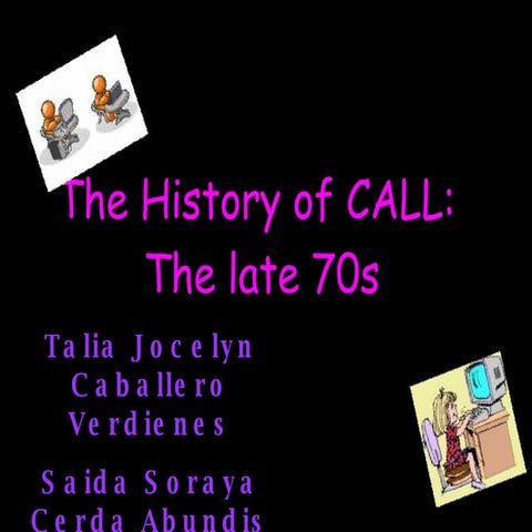 The History Of Call Final