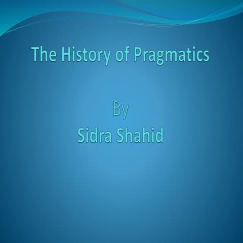 The history-of-pragmatics 