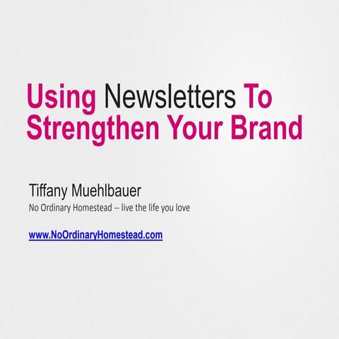 How to market with newsletters