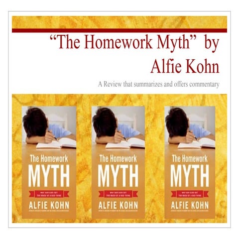 The Homework Myth