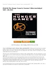 What are the names of the hunger games books