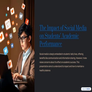 Photo inspiration: Fresh Look at The Impact Of Social Media On Students Academic Performance 1