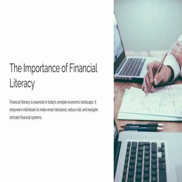 The Importance of Financial Literacy in Everyday Life. | PDF