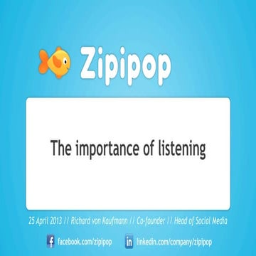 The Importance of Listening