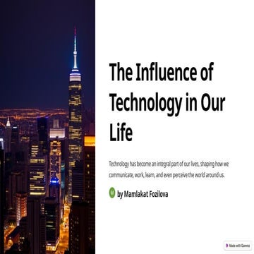 The-Influence-of-Technology-in-Our-Life.pptx