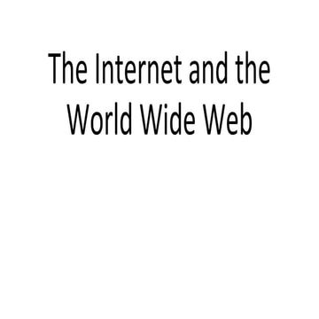 The internet-and-the-world-wide-web
