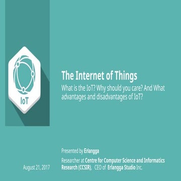 The Introduction and Brief History of IoT