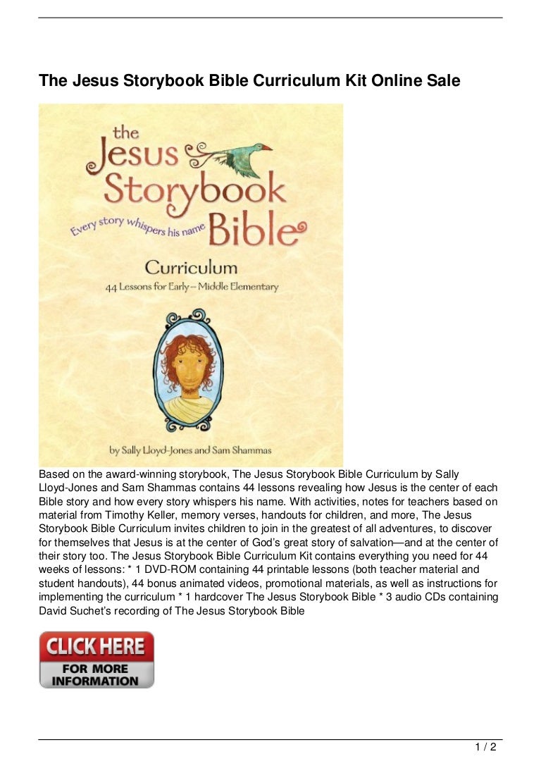 The jesus storybook bible curriculum kit online sale