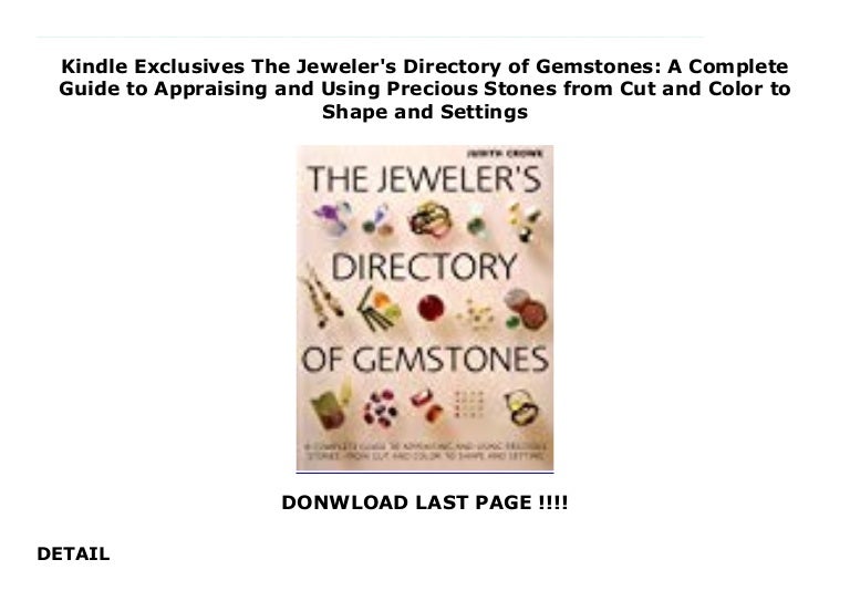 the jeweler's directory of gemstones