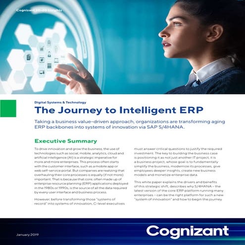 The Journey to Intelligent ERP