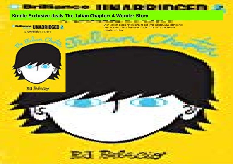 Kindle Exclusive deals The Julian Chapter A Wonder Story