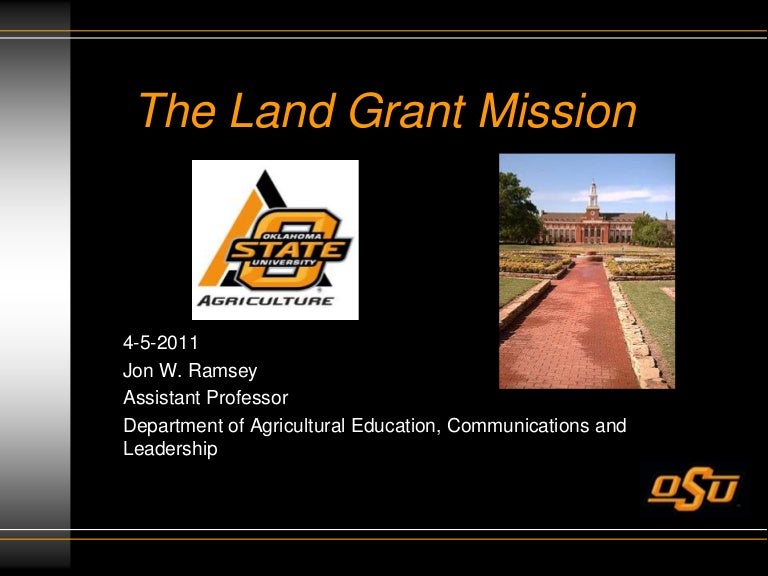 The Land Grant Mission