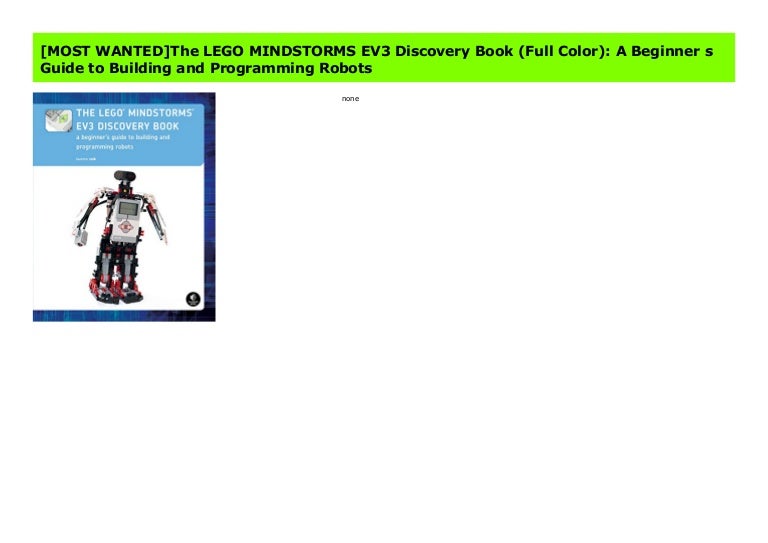 lego mindstorms ev3 discovery book