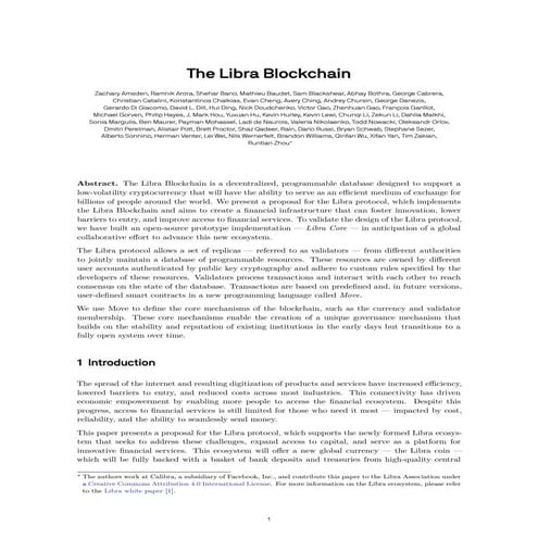 #LIBRA WHITEPAPER (ENGLISH) | PDF