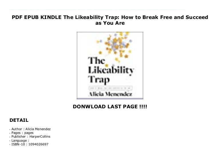 The likeability trap pdf free download adobe reader The likeability trap pdf free download adobe reader