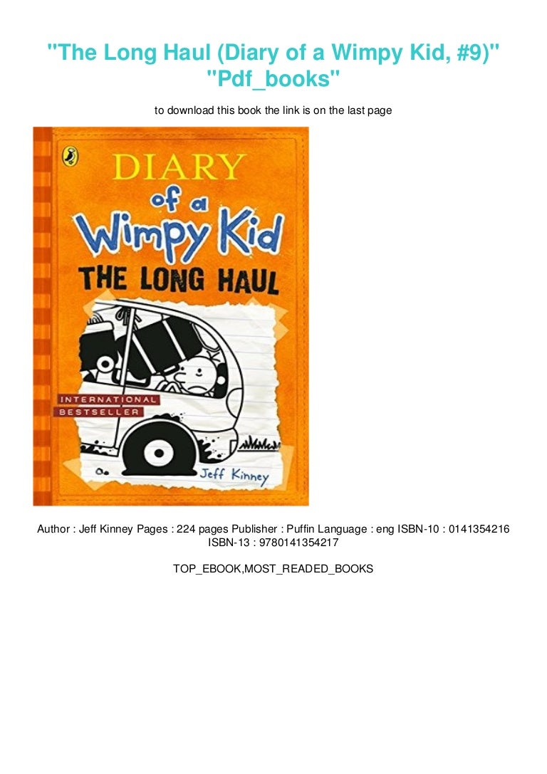 The Long Haul Diary Of A Wimpy Kid