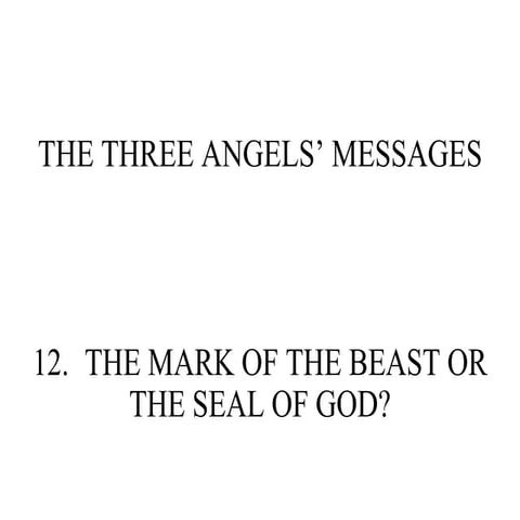 The Mark Of The Beast Or The Seal Of God