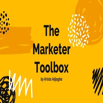 The Marketer Toolbox