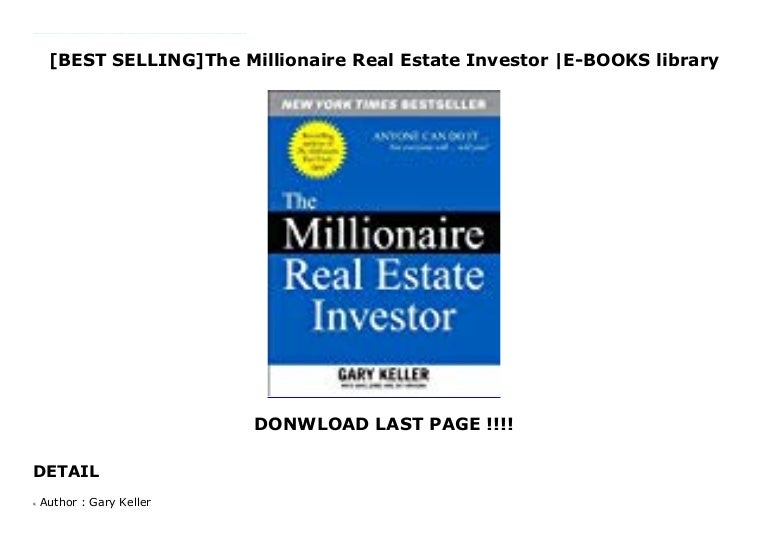 [BEST SELLING]The Millionaire Real Estate Investor EBOOKS library