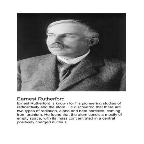 RUTHERFORD’S MODEL OF AN ATOM | PPTX