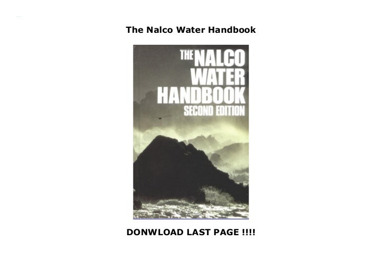 The Nalco Water Handbook