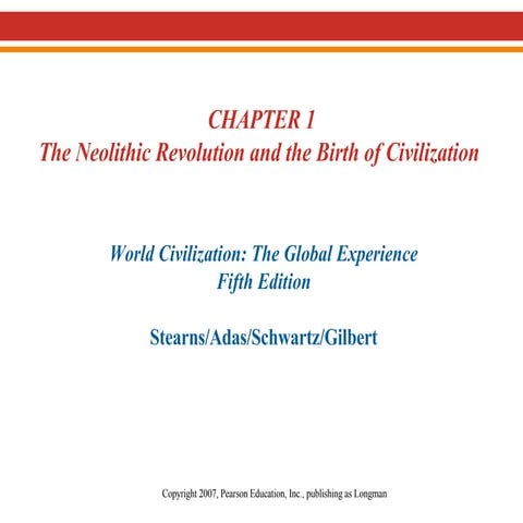 The Neolithic Revolution