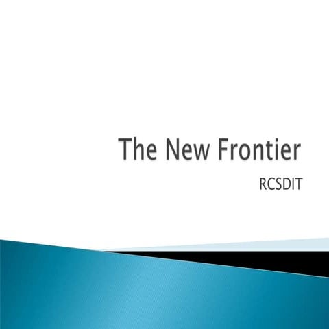 The New Frontier | PPTX