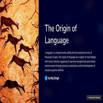 The-Origin-of-Language.pdf vhbbvvvhgggghhh | PPT