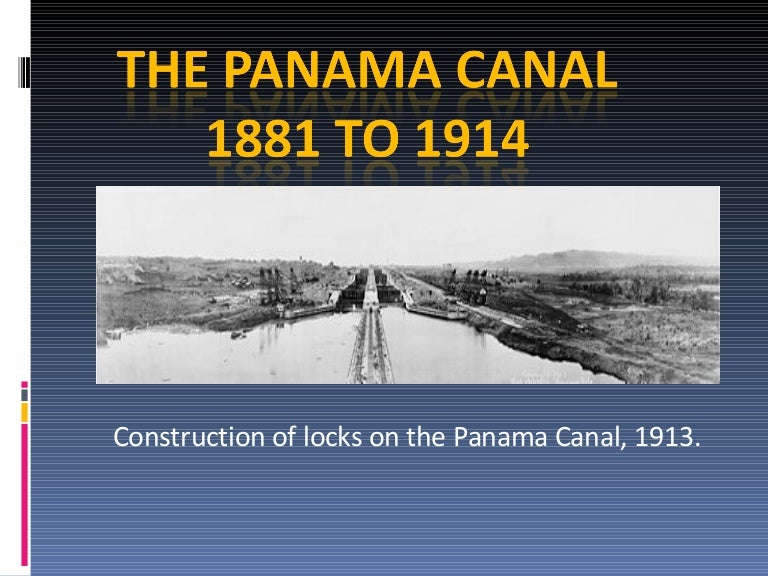 The Panama canal