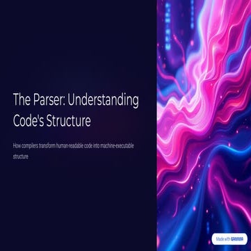 The-Parser-Understanding-Codes-Structure | PDF