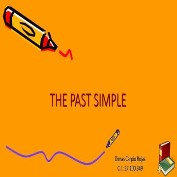 The past-simple-dimas carpio