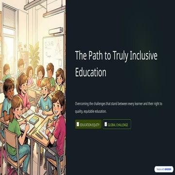 Barriers to inclusive education | PPTX