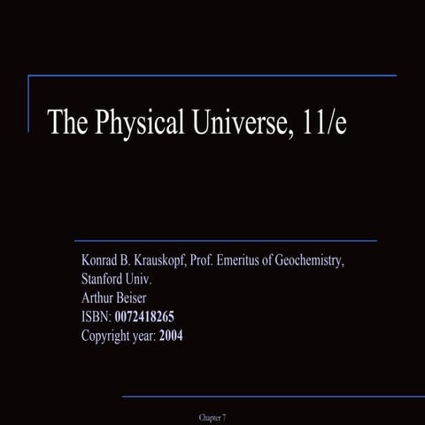 The Physical Universe: Nucleus
