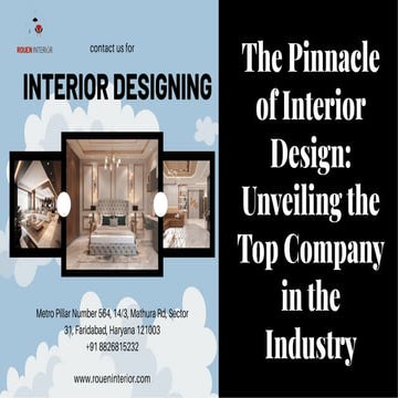 Top interior designers in Faridabad | PPT
