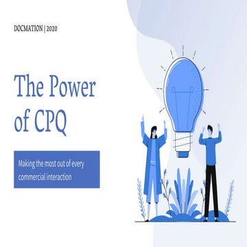 The power-of-cpq docmation